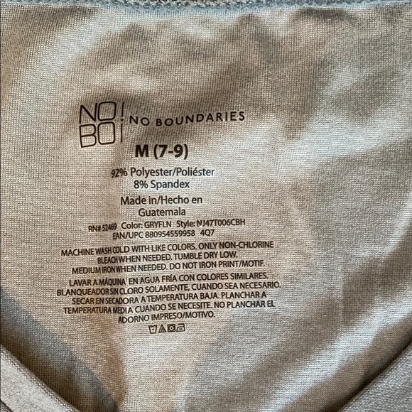 Gray Fitted Long Sleeve Tee - Picture 2 of 3